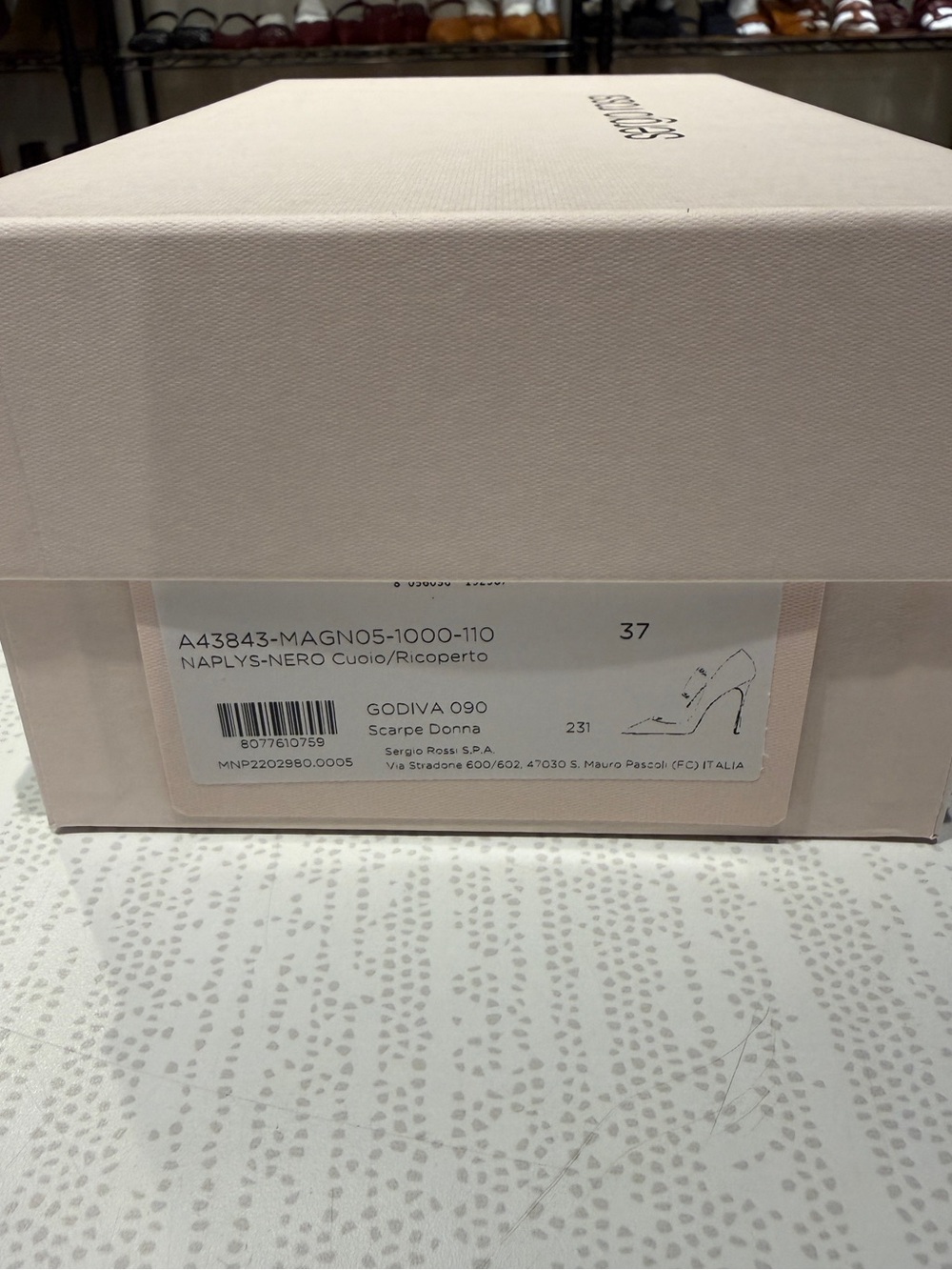 Sergio Rossi Godiva 90mm Pumps - Picture 9 of 9